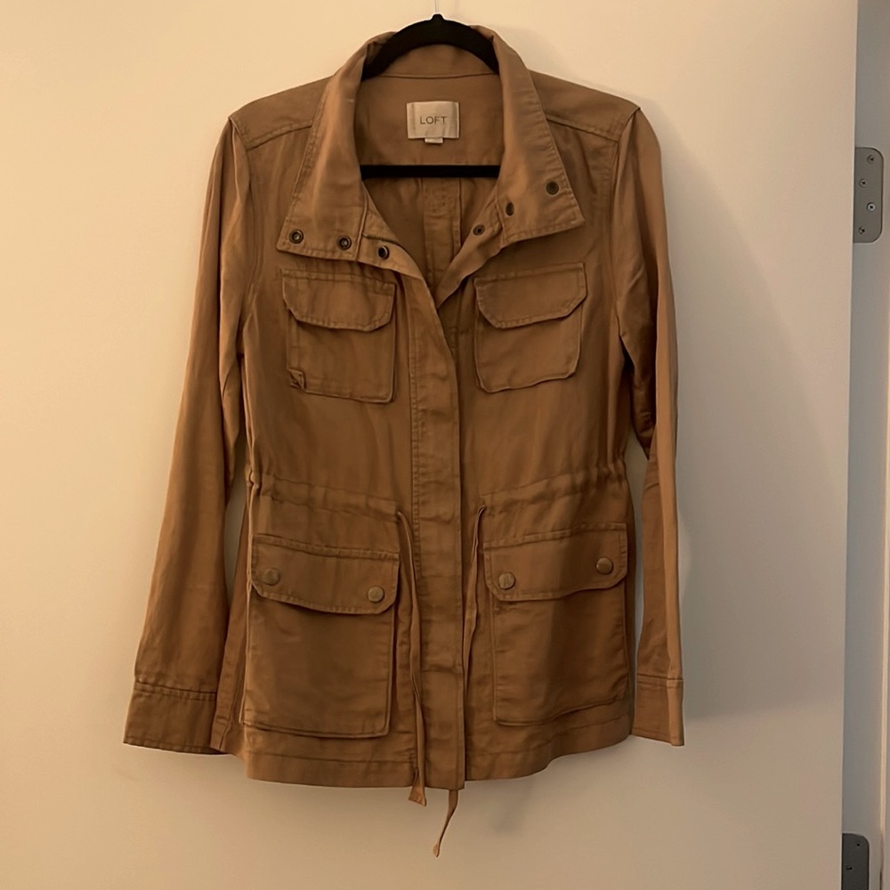 LOFT brown light jacket.